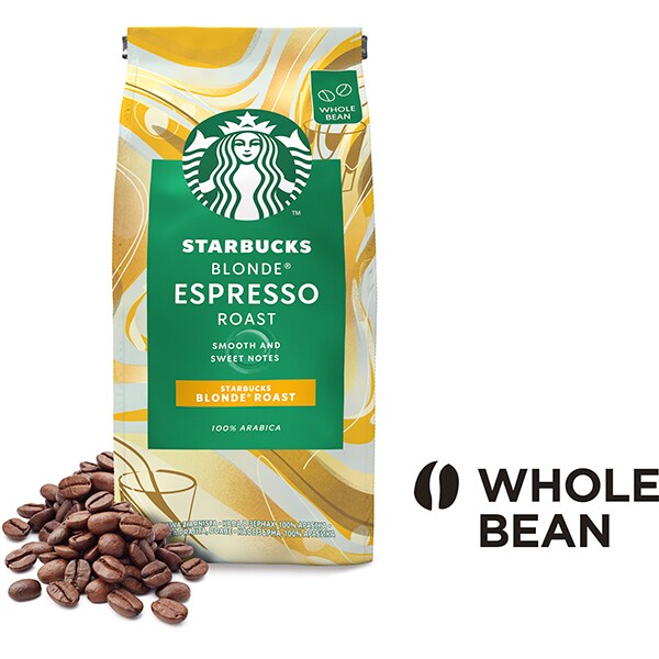 Cafea boabe STARBUCKS Blonde Espresso Roast 12451938, 200g