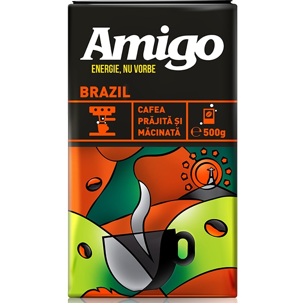 Cafea macinata AMIGO Brasil 304905, 500g
