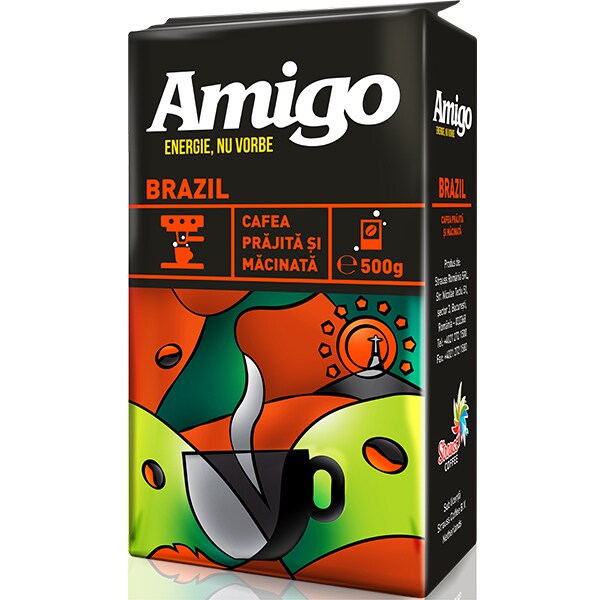 Cafea macinata AMIGO Brasil 304905, 500g