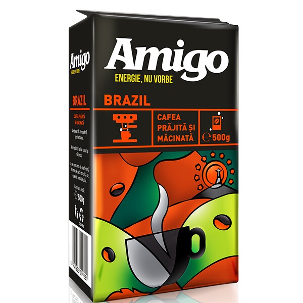 Cafea macinata AMIGO Brasil 304905, 500g