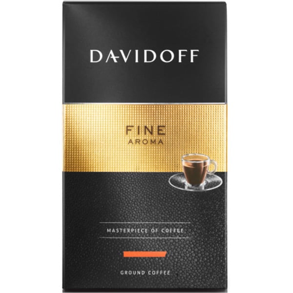Pachet cafea macinata DAVIDOFF Fine Aroma + cana cadou 515356, 2 x 250g