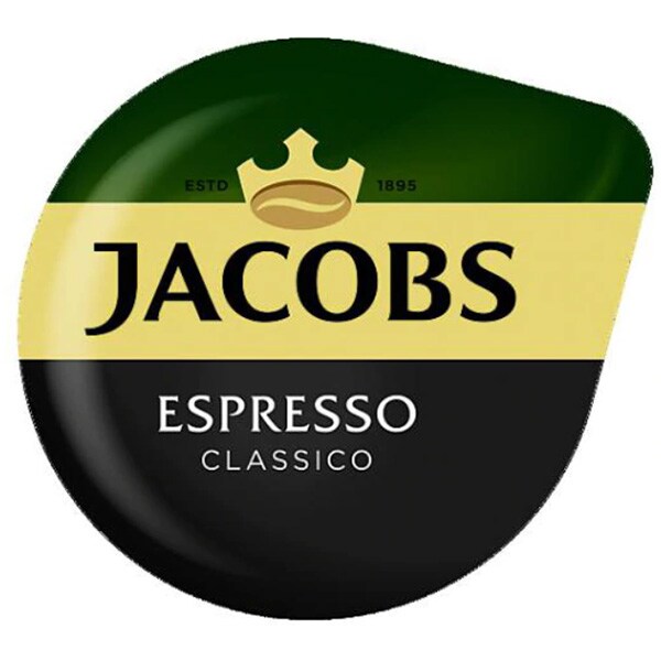 Capsule cafea JACOBS Espresso, compatibile Tassimo, 16 capsule, 118.4g