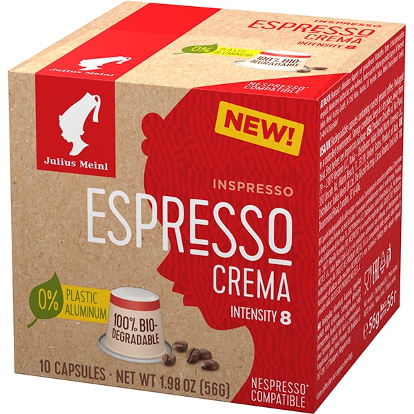 Pachet: Espressor capsule JULIUS MEINL + 300 capsule 94998, 1l, 1450W, 15 bar, negru