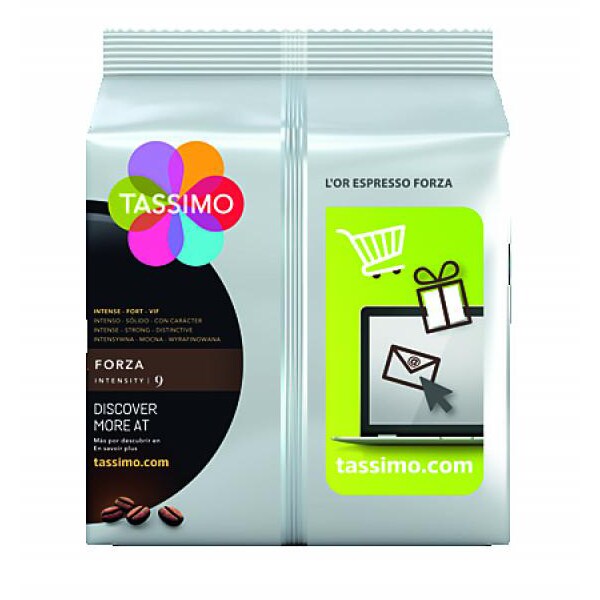 Capsule cafea L'OR Tassimo Espresso Forza, 16 capsule, 96g