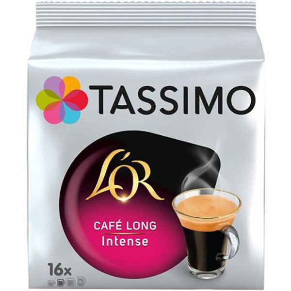 Capsule cafea L'OR Tassimo Cafe Long Intense, 16 capsule, 128g