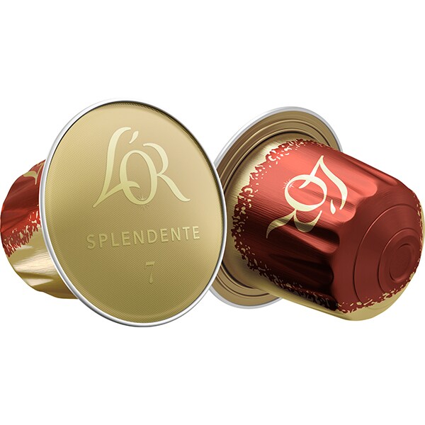 Pachet capsule cafea L'OR 10 buc Espresso Splendente + 10 buc Lungo Profondo + 10 buc Espresso Decaffeinato, compatibile Nespresso, 156g