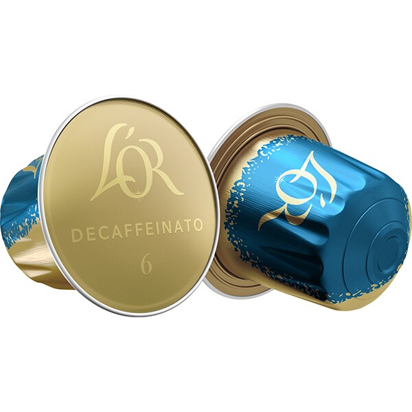 Pachet capsule cafea L'OR 10 buc Espresso Splendente + 10 buc Lungo Profondo + 10 buc Espresso Decaffeinato, compatibile Nespresso, 156g