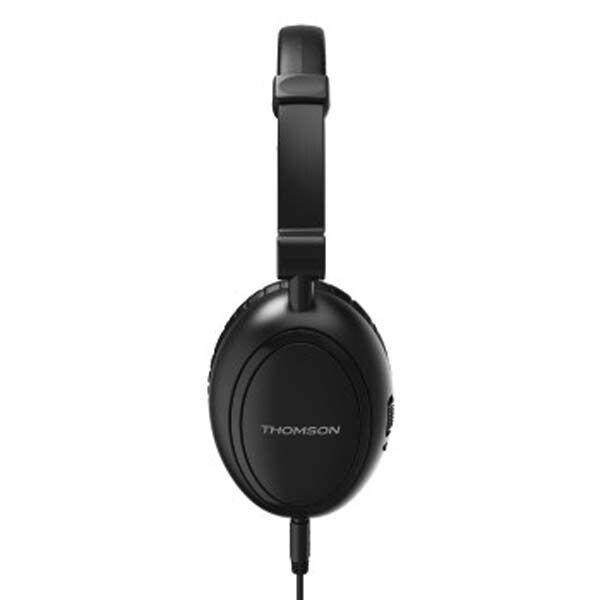Casti THOMSON HED2307BKNCL, Cu Fir, On-Ear, Microfon, negru
