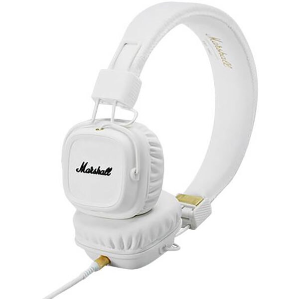 Casti MARSHALL Major II, Cu Fir, On-Ear, Microfon, alb