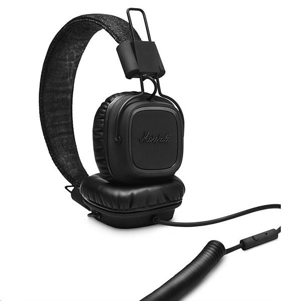 Casti MARSHALL Major II, Cu Fir, On-Ear, Microfon, negru