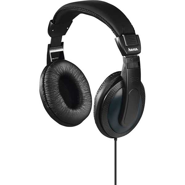 Casti HAMA Basic4Tv 184013, Cu fir, Over-ear, negru