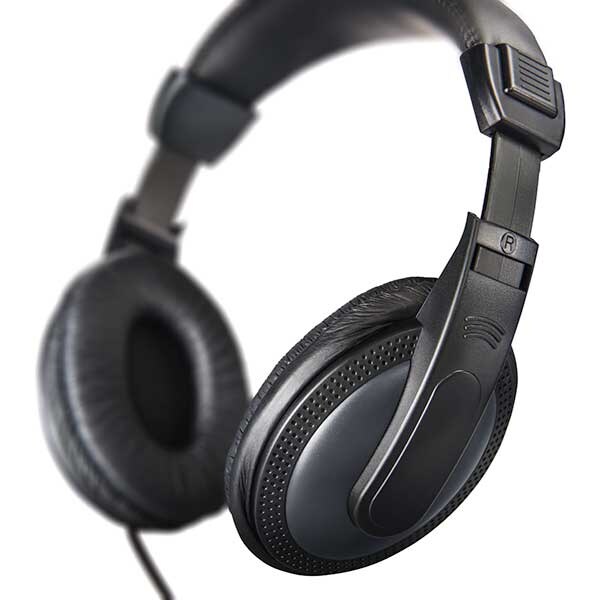 Casti HAMA Basic4Tv 184013, Cu fir, Over-ear, negru