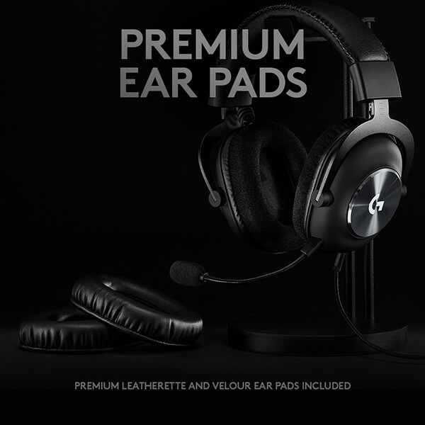 Casti Gaming LOGITECH PRO X, 7.1 surround, multiplatforma, 3.5mm, negru