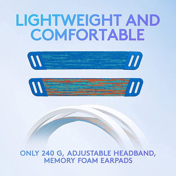 Casti Gaming LOGITECH G335, multiplatforma, 3.5mm, alb