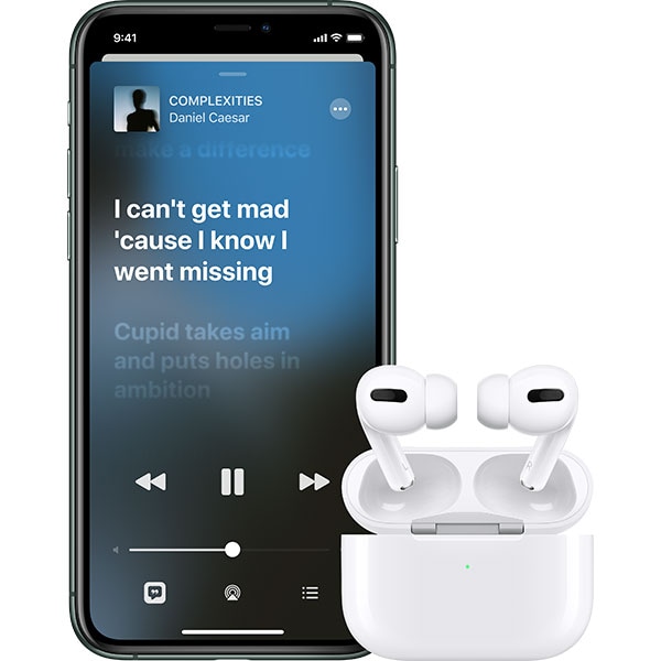 Casti APPLE AirPods Pro, True Wireless, Bluetooth, In-Ear, Microfon, Noise Cancelling, Alb