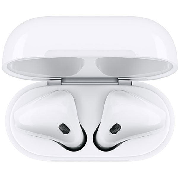 Casti APPLE AirPods 2 MRXJ2ZM/A, True Wireless, Bluetooth, In-Ear, Microfon, Carcasa Incarcare Wireless, alb