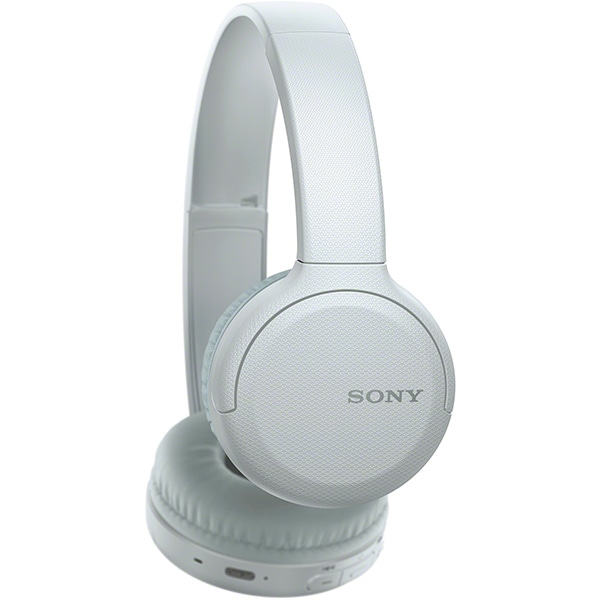 Casti SONY WH-CH510, Bluetooth, On-Ear, Microfon, alb