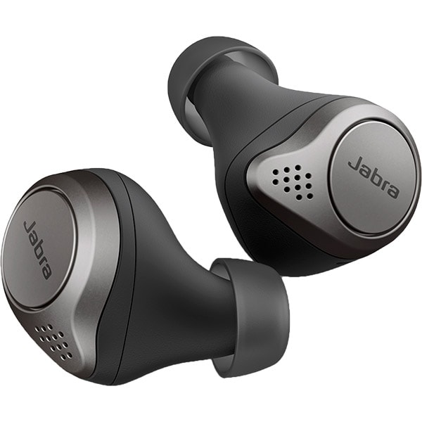 Casti JABRA Elite 75t, True Wireless, Bluetooth, In-Ear, Microfon, Noise Cancelling, Titanium Black
