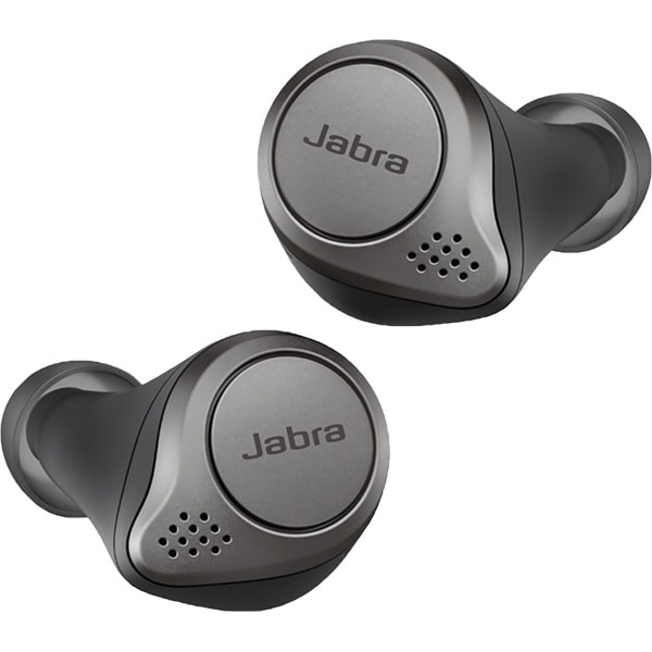 Casti JABRA Elite 75t, True Wireless, Bluetooth, In-Ear, Microfon, Noise Cancelling, Titanium Black