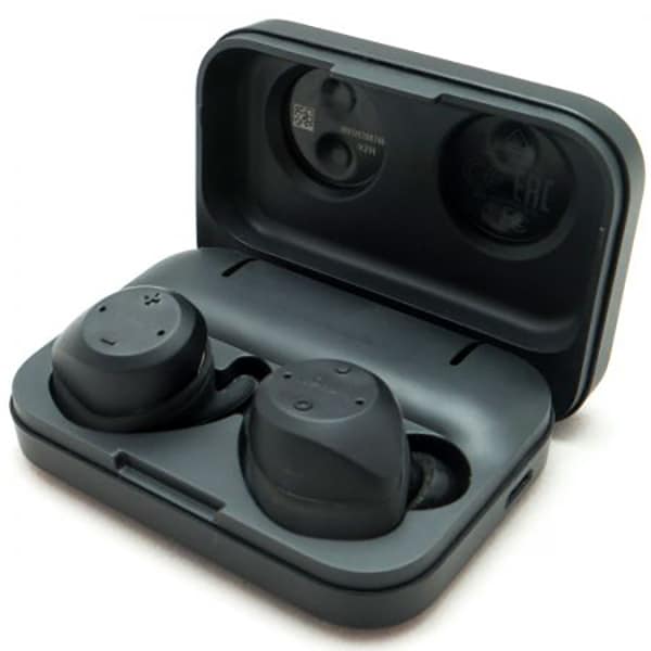 Casti JABRA Elite Sport, True Wireless, Bluetooth, In-Ear, Microfon, Noise Cancelling, negru