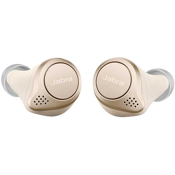 Casti JABRA Elite 75t, True Wireless, Bluetooth, In-ear, Microfon, Noise Cancelling, Gold Beige