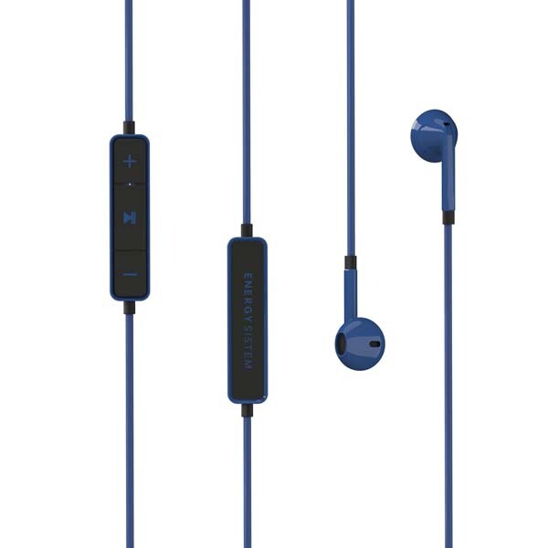 Casti ENERGY SISTEM Earphones 1 ENS428342, Bluetooth, In-Ear, Microfon, albastru
