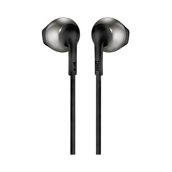Casti JBL TUNE 205, Cu Fir, In-Ear, Microfon, negru