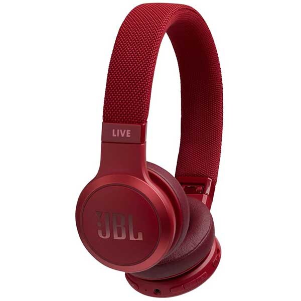 Casti JBL Live 400BT, Bluetooth, On-ear, Microfon, rosu