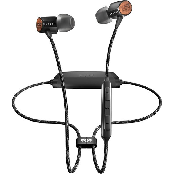 Casti MARLEY Uplift 2, EM-JE103-SB, Bluetooth, In-Ear, Microfon, negru