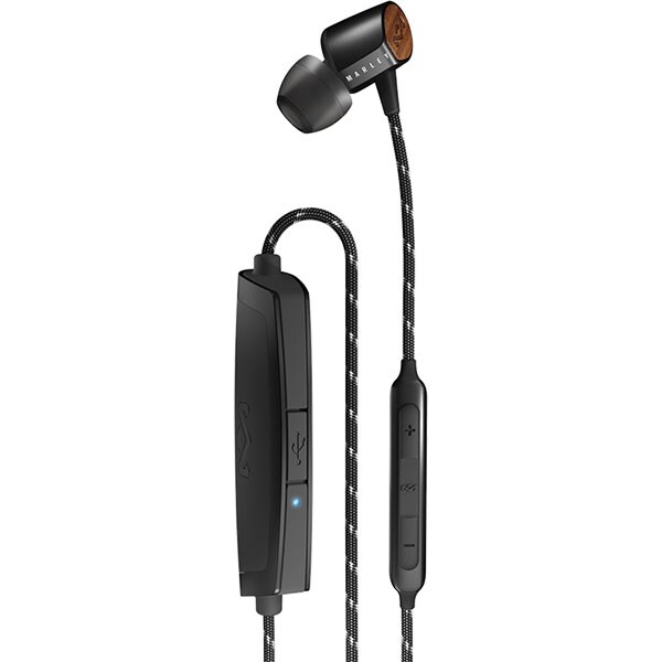 Casti MARLEY Uplift 2, EM-JE103-SB, Bluetooth, In-Ear, Microfon, negru