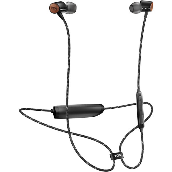 Casti MARLEY Uplift 2, EM-JE103-SB, Bluetooth, In-Ear, Microfon, negru
