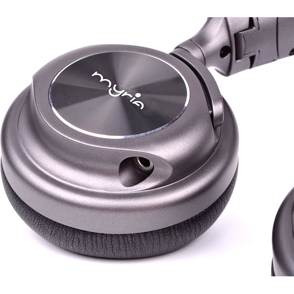 Casti MYRIA MY9049, Bluetooth, On-Ear, Microfon, negru