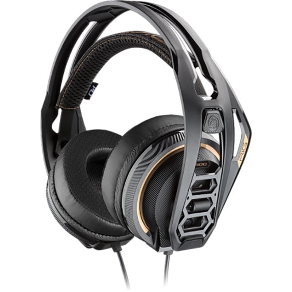 Casti gaming PLANTRONICS Rig 400 Pro Hc Dolby Atmos, Noise cancelling, Binaural, multiplatforma, 3.5mm, negru