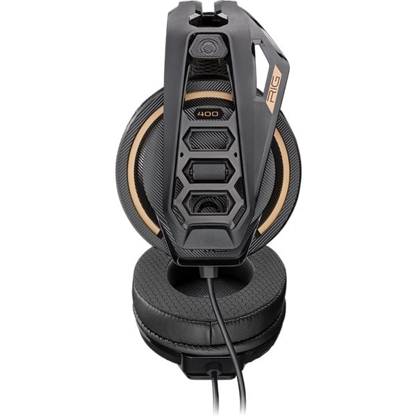 Casti gaming PLANTRONICS Rig 400 Pro Hc Dolby Atmos, Noise cancelling, Binaural, multiplatforma, 3.5mm, negru