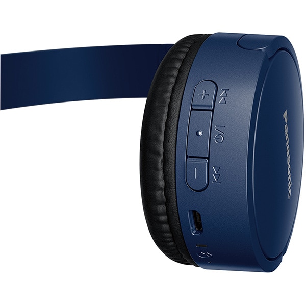 Casti PANASONIC RB-HF420BE-A, Bluetooth, On-Ear, Microfon, albastru