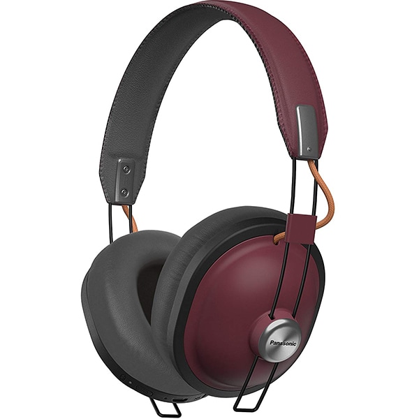 Casti PANASONIC RP-HTX80BE-R, Bluetooth, On-Ear, Microfon, grena