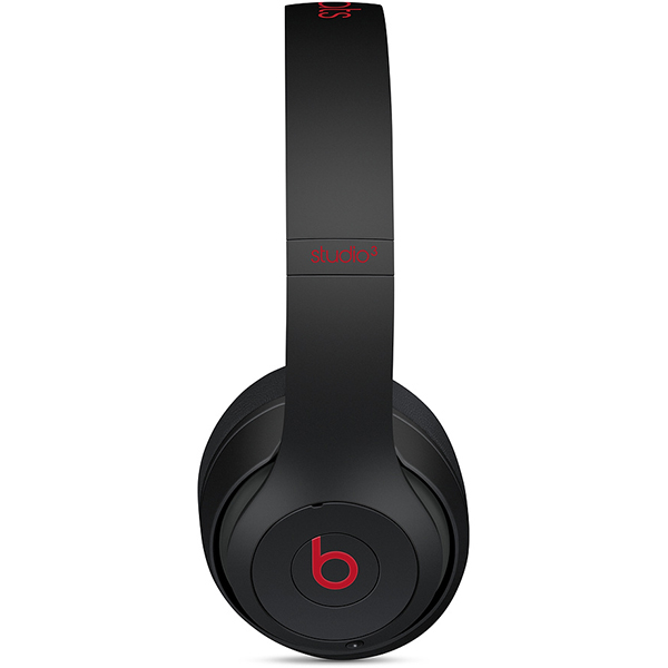 Casti BEATS Studio 3 Decade Collection MRQ82ZM/A, Bluetooth, Over-Ear, Microfon, Noise Cancelling, negru-rosu