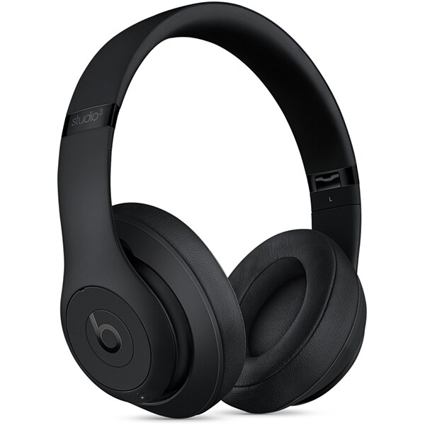 Casti BEATS Studio 3 MQ562ZM/A, Bluetooth, Over-Ear, Microfon, Noise Cancelling, negru