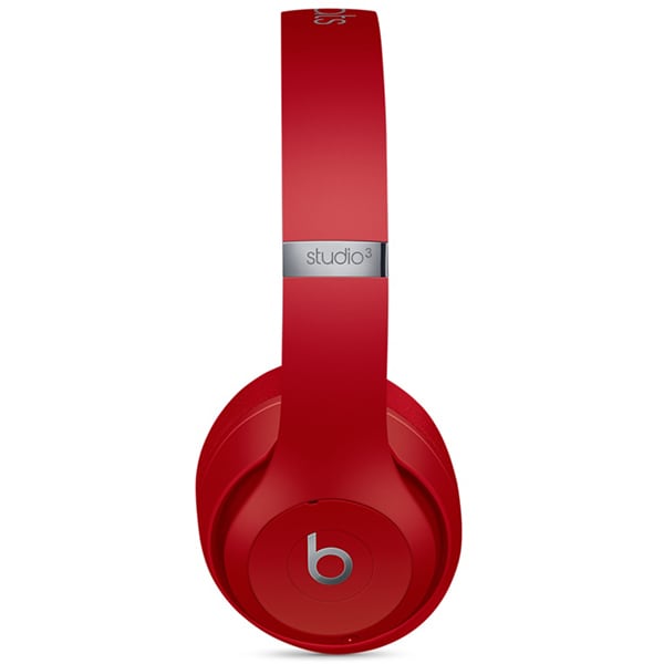 Casti BEATS Studio 3 MQD02ZM/A, Bluetooth, Over-Ear, Microfon, Noise Cancelling, rosu