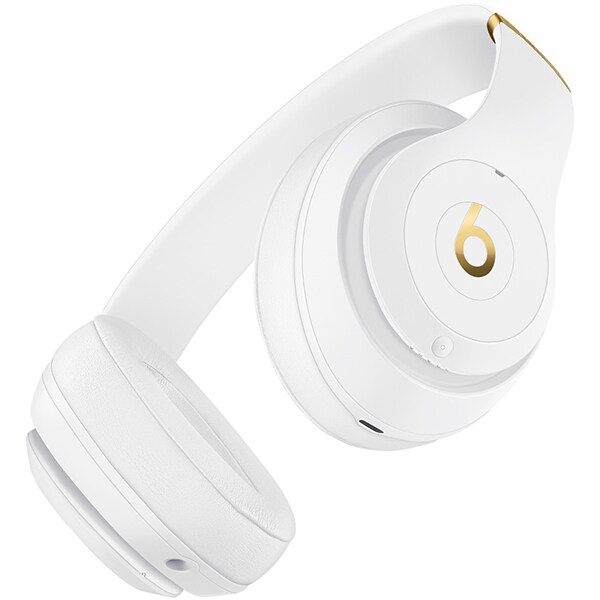 Casti BEATS Studio 3 MQ572ZM/A, Bluetooth, Over-Ear, Microfon, Noise Cancelling, alb