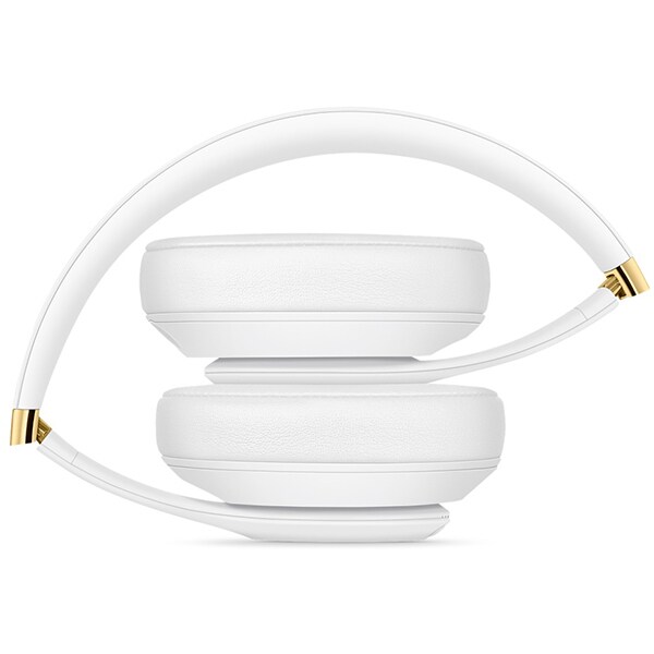 Casti BEATS Studio 3 MQ572ZM/A, Bluetooth, Over-Ear, Microfon, Noise Cancelling, alb