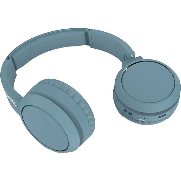 Casti PHILIPS TAH4205BL/00, Bluetooth, On-Ear, Microfon, albastru