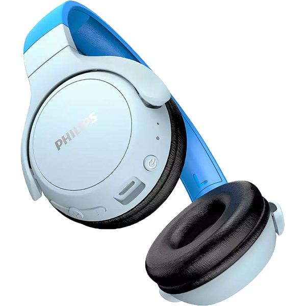 Casti pentru copii PHILIPS TAKH402BL/00, Bluetooth, On-Ear, Microfon, albastru