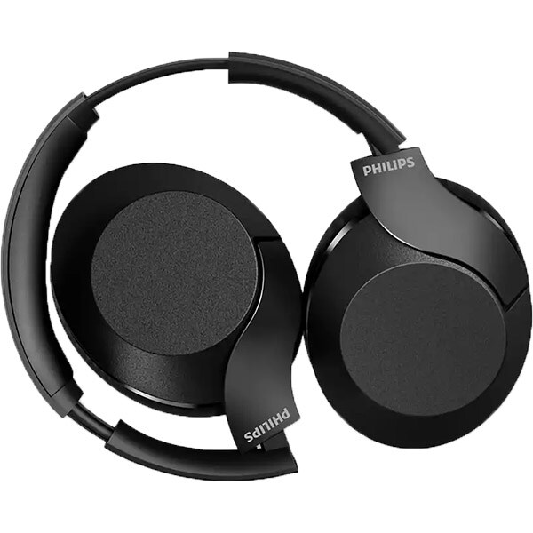 Casti PHILIPS Performance TAPH802BK/00, Bluetooth, On-Ear, Microfon, Hi-Res Audio, negru