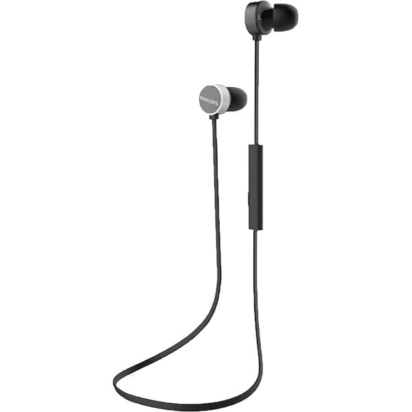 Casti PHILIPS UpBeat TAUN102BK/00, Bluetooth, In-Ear, Microfon, negru