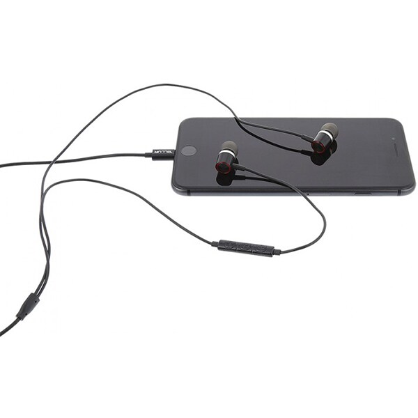 Casti TELLUR TLL162022, Cu Fir, In-Ear, Microfon, conector Lightning, negru