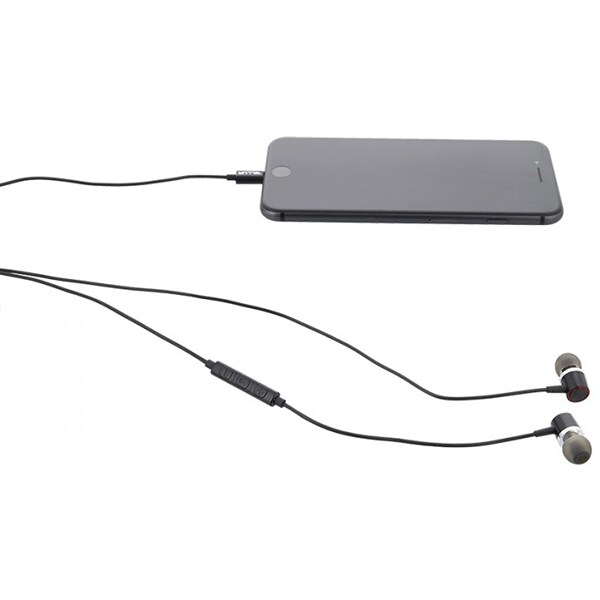 Casti TELLUR TLL162022, Cu Fir, In-Ear, Microfon, conector Lightning, negru