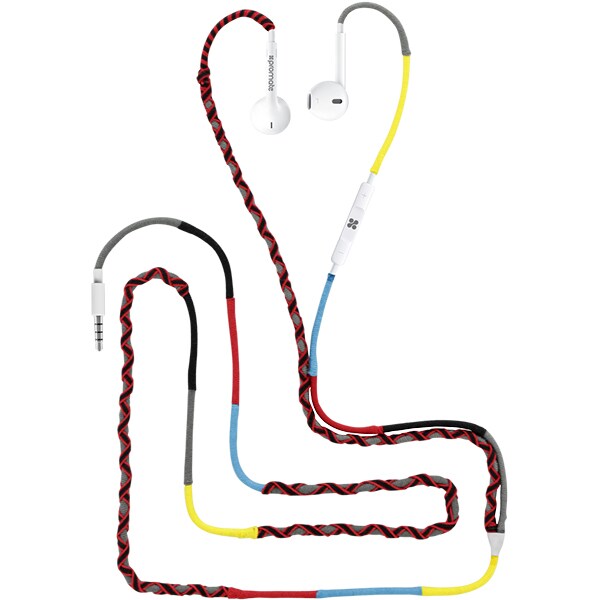 Casti PROMATE Tribe, Cu Fir, In-Ear, Microfon, rosu