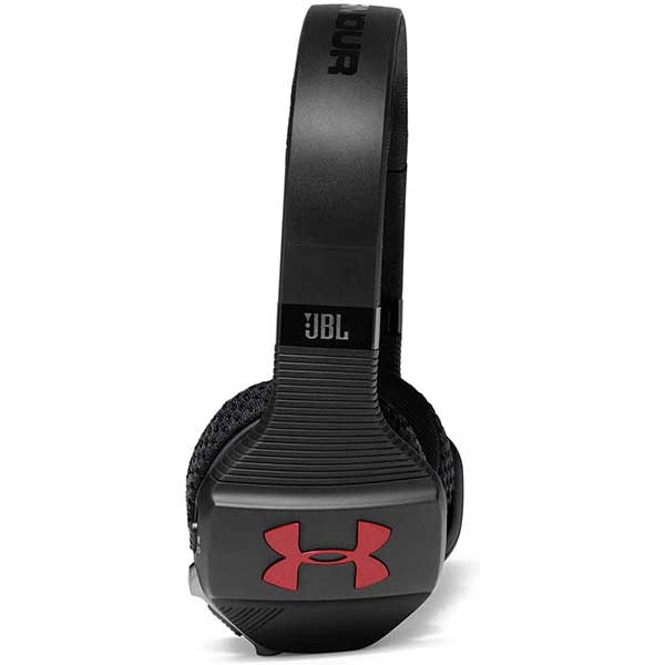 Casti JBL Under Armour Wireless Train, Bluetooth, On-ear, Microfon, negru-rosu