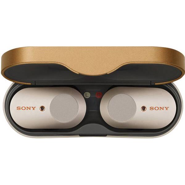 Casti SONY WF-1000XM3, True Wireless, Bluetooth, NFC, In-Ear, Microfon, Noise Cancelling, argintiu